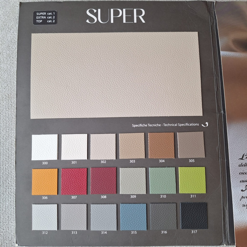 Nehořlavá čalounická kůže Samoa Super