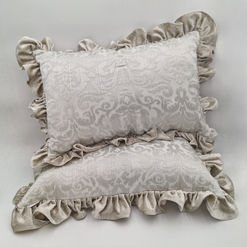 Luvoti polštář s řaseným lemem (sada 2 ks)