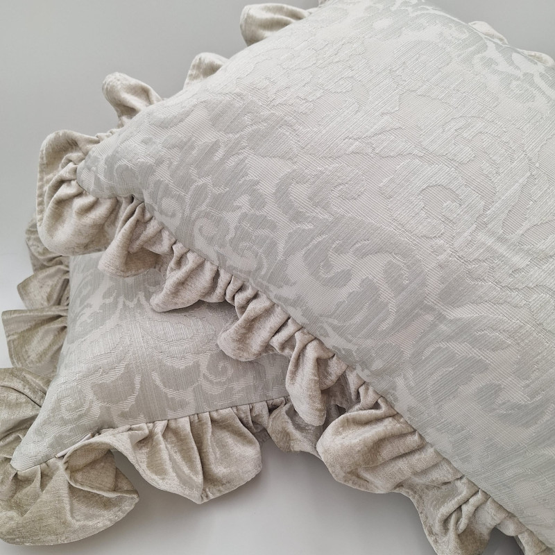 Luvoti polštář s řaseným lemem (sada 2 ks)