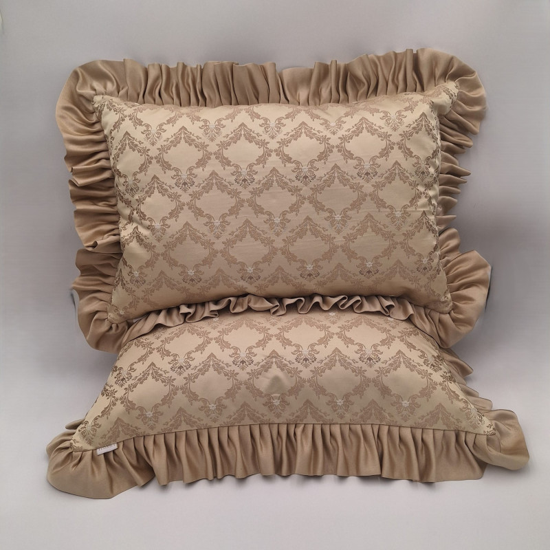 Luvoti polštář s řaseným lemem (sada 2 ks)