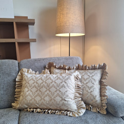 Luvoti polštář s řaseným lemem (sada 2 ks)