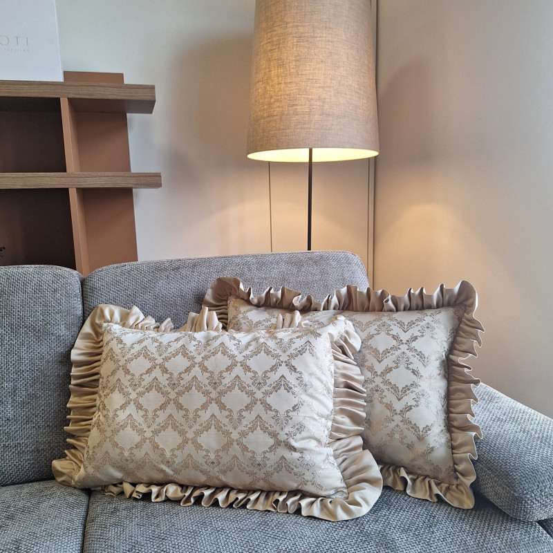 Luvoti polštář s řaseným lemem (sada 2 ks)