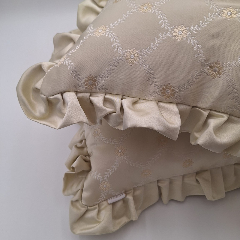 Luvoti polštář se vzorem a lemem (sada 2 ks)