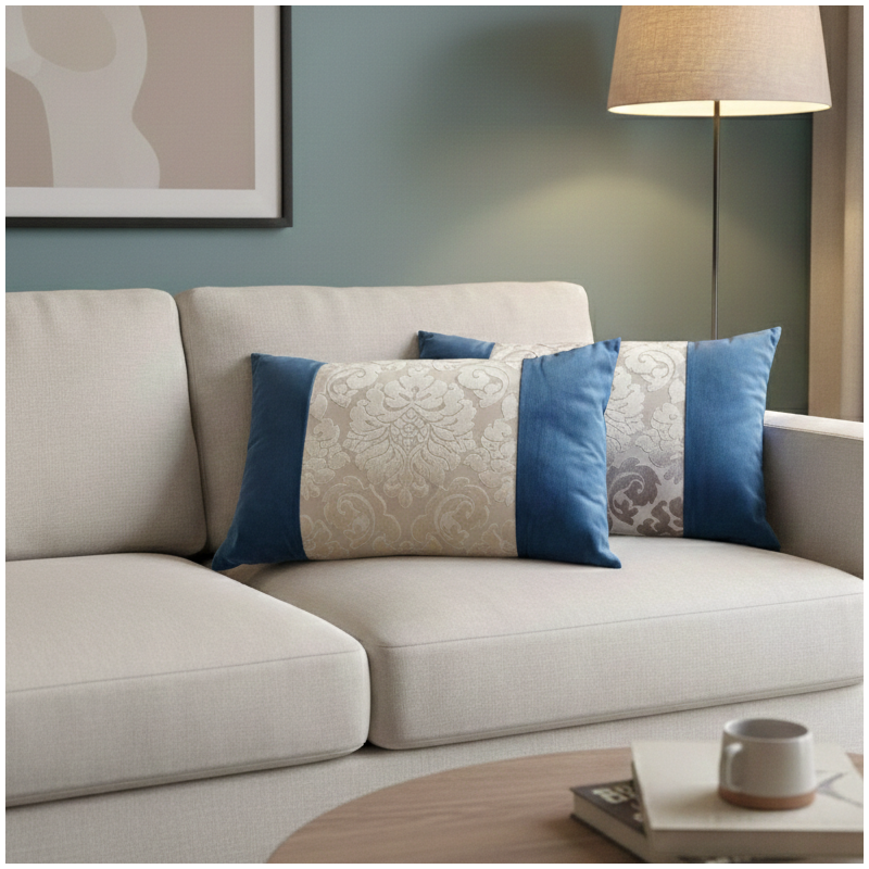 Luvoti polštář s dekorativním pruhem (sada 2 ks)