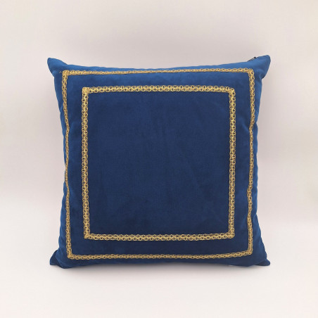 Sametový Luvoti polštář se zlatou stuhou (sada 2 ks)