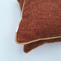 Luvoti polštář se zlatou paspulí (sada 2 ks)