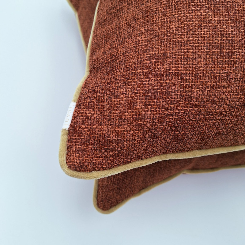 Luvoti polštář se zlatou paspulí (sada 2 ks)