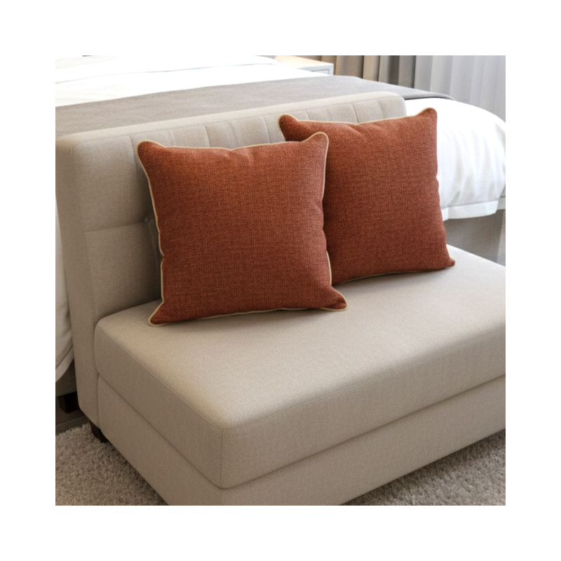 Luvoti polštář se zlatou paspulí (sada 2 ks)