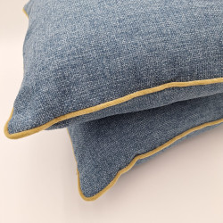 Luvoti polštář se zlatou paspulí (sada 2 ks)