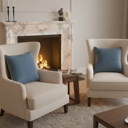 Luvoti polštář se zlatou paspulí (sada 2 ks)