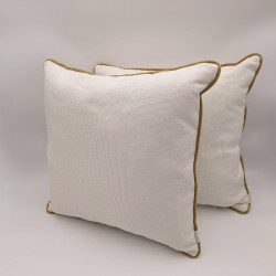 Luvoti polštář se zlatou paspulí (sada 2 ks)