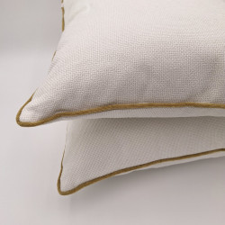 Luvoti polštář se zlatou paspulí (sada 2 ks)