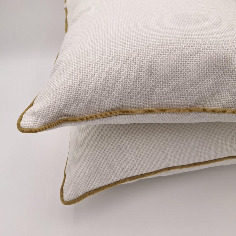 Luvoti polštář se zlatou paspulí (sada 2 ks)