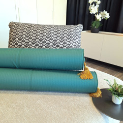 Luvoti zelený válec se střapcem (sada 2 ks)