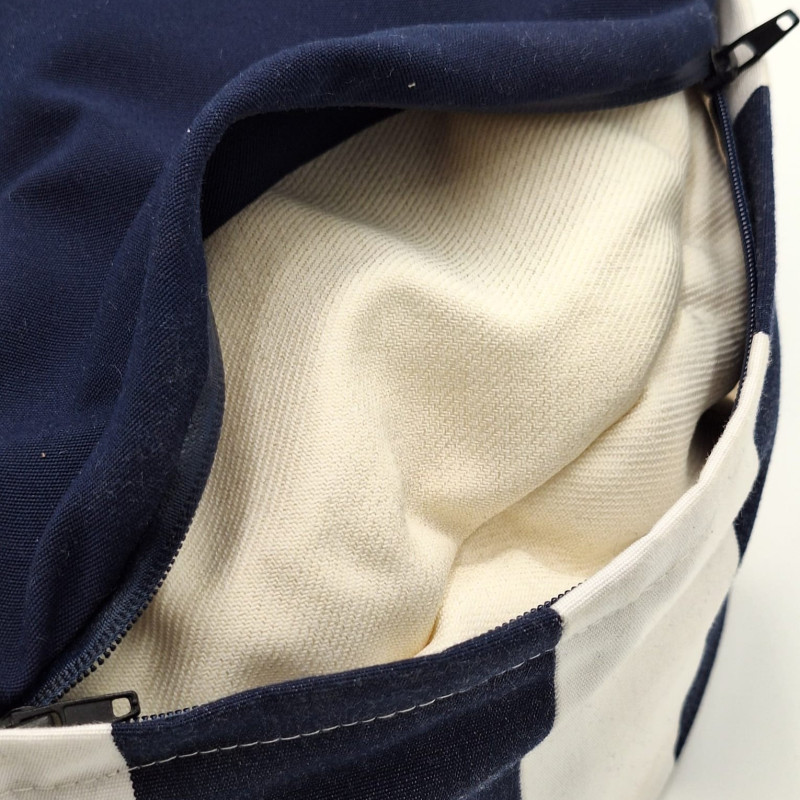 Luvoti outdoor malý sedací vak navy stripes