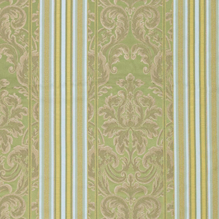 Zámecká látka Contessina Stripes pistachio green, Sarelli