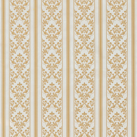 Zámecká látka Ducale Stripes pearl white Sarelli