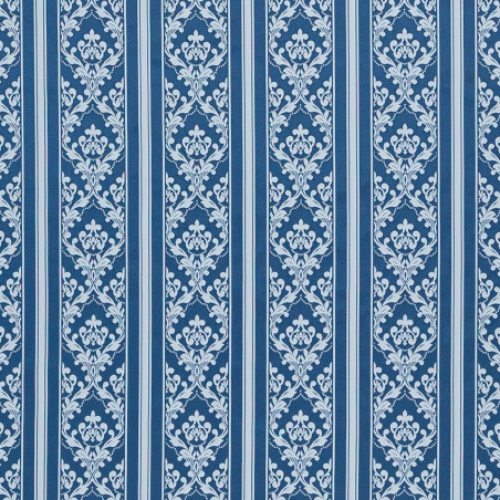 Zámecká látka Ducale Stripes sapphire blue, Sarelli