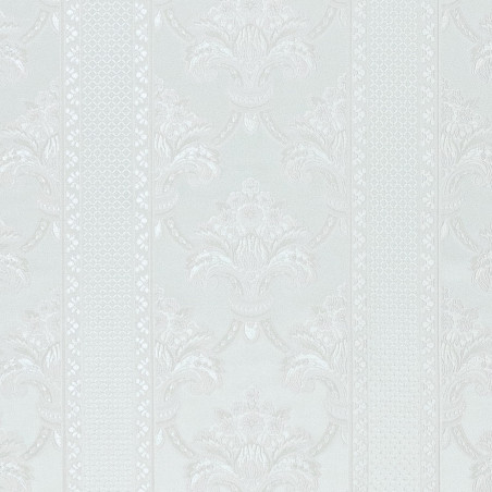 Zámecká látka Florence Stripes antique white, Sarelli