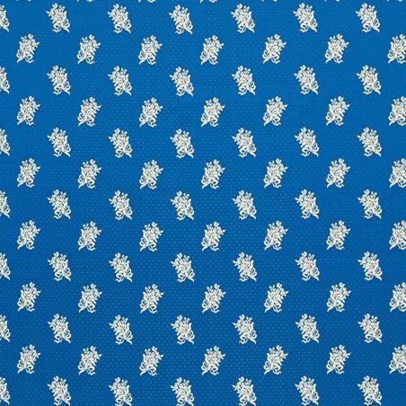 Zámecká látka Vivaldi Little luxury blue, Sarelli