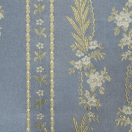 Zámecká látka Venice Stripes azure, Sarelli