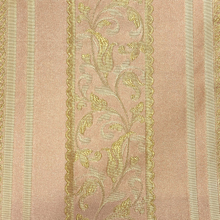 Zámecká látka Naples Stripes rich peach, Sarelli