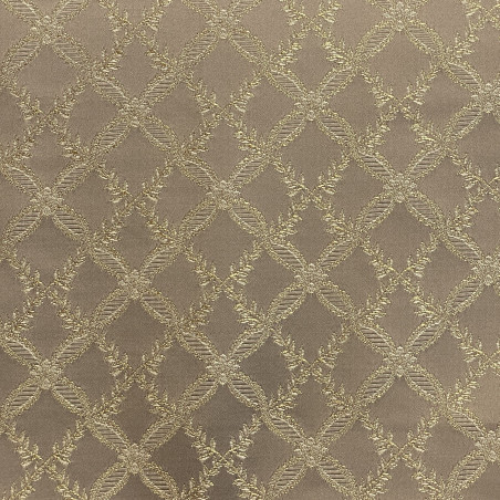 Zámecká látka Royal Rhombus desert sand, Sarelli