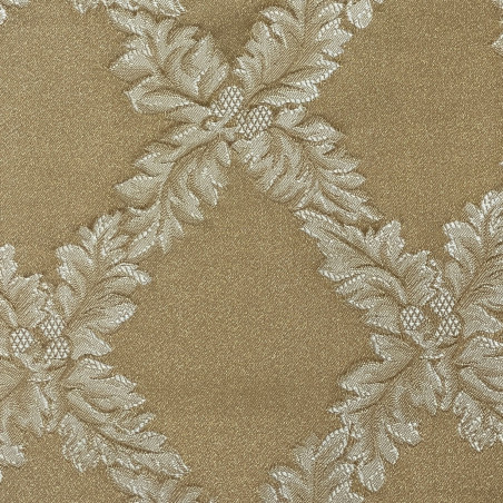 Zámecká látka Vogue Geometric gold, Sarelli