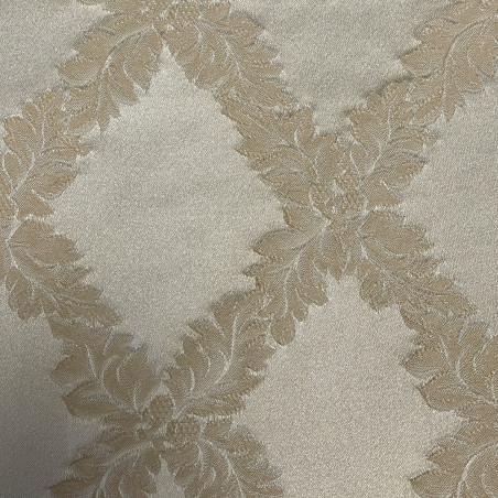 Zámecká látka Vogue Geometric champagne, Sarelli