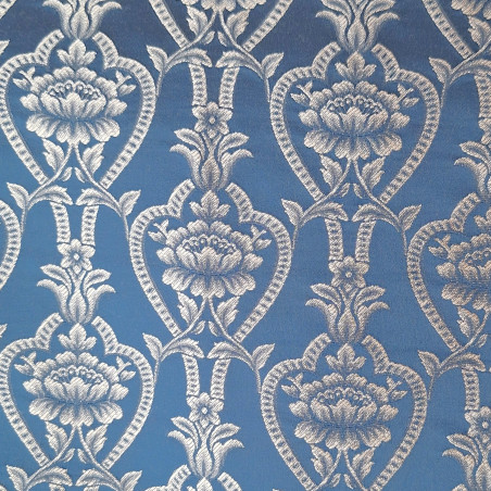 Zámecká látka Serenissima Flower royal blue, Sarelli