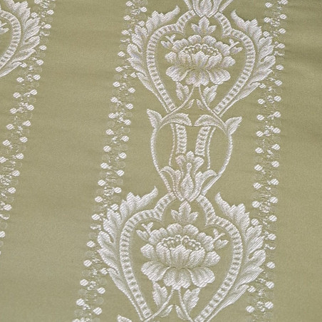 Zámecká látka Serenissima Flower emerald green, Sarelli
