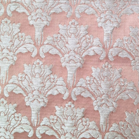 Zámecká látka Medusa Flower luxury pink, Sarelli