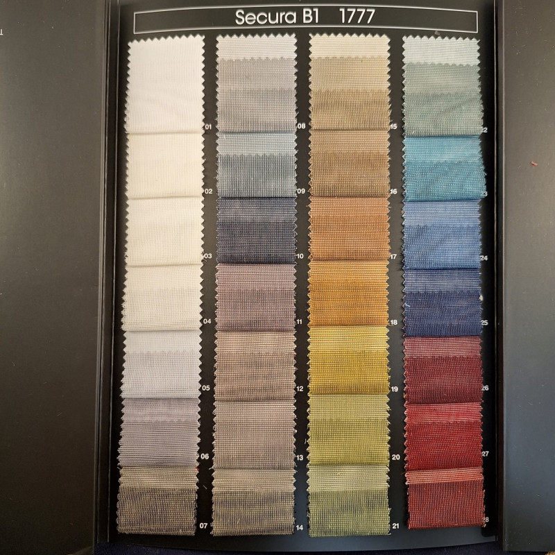 Nehořlavá záclona Bautex 1777